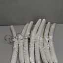 Whitmor 8PK Sat Blouse Hanger, 8 Count, Bone (Ste of 8)