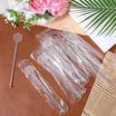 240 Pieces 7 Inch Cocktail Swizzle Sticks Transparent Coffee Stirrers Disposable Plastic Swizzle Sticks with Disc Top Drinks Mixing Rod for Coffee Whiskey Beverage, Clear