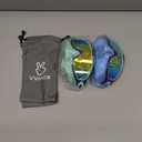 Vvinca Kids Swim Goggles with Nose Cover & Attached Earplugs, Anti-Fog Wide View Swimming Goggles for Boys Girls 3-12