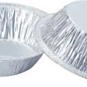 (50 Pack Pie Pans 5 inch,Mini Pie Tins HEAVY-DUTY Disposable Aluminum Foil Tart,pie Pans for Baking Personal Mini Pies, Easily Stack & Store, Freeze & Reheat