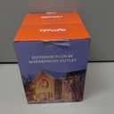 2 x TiFFCOFiO Outdoor Heavy Duty Mechanical Timer Outlet Waterproof, 15 Minutes Intervals, 24 Hour Outdoor Pool Pump Timer with 2FT Cord, 2 Grounded Outlets for Outdoor Lights, 15A/1875W