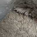 ACCUMTEK Upgrade Extra Large Beige Bathroom Rug Set 3 Pieces Ultra Soft, Thick Absorbent Bath Mats, Non Slip Chenille Toilet Mat for Bathroom, Bedroom, Kitchen (4'1'8"+ 2'x1'5"+ U Shape 1'8"x2')