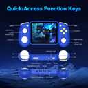 RG43H Pro Retro Handheld Game Console,Dual Game System with Powerful RK3562 Chip,4.3 Inch IPS Screen Retro Gaming Console,30+Emulators,Vibration Motor,HDMI TV Output,4000mAh Battery-64GB Klein Blue