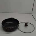 Imusa 6.9QT Madera Cera Caldero Glas Lid