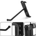 40 Pack Gridwall Hooks, 4 Inch Display Hooks for Grid Wall Panels, Heavy Duty Metal Grid Wall Accessory for Retail, Home, Workspace Organization, Black
