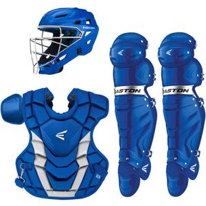 Easton | GAMETIME 2.0 Baseball Catcher's Equipment | Box Set | NOCSAE Approved | Youth, (Royal Blue)