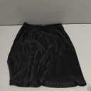 Girls Knee Length Pleated A-Line Skirt with Pull On Elastic Waist for Kids Rainbow Black Midi Skirt 3-12 Y