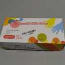 Kids Gloves Disposable for 4-10 Years - Latex and Powder Free - for Kids Festival Preparation, Crafting, Painting, Gardening (Blue)