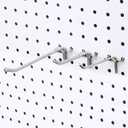 Foraineam 60-Pack (30Pcs 6-inch & 30Pcs 8-inch) Standard Size Pegboard Hooks for 1/8" Pegboard Metal Peg Board Shelving Hooks Assortment