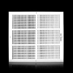 20x18 Vent Register [Duct Opening], Vent Covers for Home Ceiling, Two-Way Ventilation Register, Adjustable Solid Steel Wall Register Vent Cover (20"W x18"H [Duct Opening])