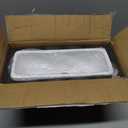 Long Rectangle Ceramic Planter Vase in White 14" x 4" x 4"H, Rectangular Box Block Terrarium Pot, Flower Arrangement, Tabletop Centerpiece, Home Decor Organization Storage Container, 1 Pc.