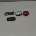 Bike Lights for Night Riding, USB Rechargeable Bike Lights Front and Back, Waterproof IP65 Bicycle Light, 4+6 Modes Bike Headlight and Tail Light Set,1.5 Hrs Fast Charging, Easy to Install