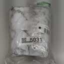 Round Vinyl Fitted Tablecloth with Flannel Backing Elastic Edge Design Table Cover Waterproof Oil-Proof PVC Table Cloth Stain-Resistant Best for 57"-66" Round (Marble)