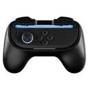 2 x Linkhood 2 Pack Joy-Con Controller Hand Grips for Nintendo Switch 2 2025 Released [2 Pack], Ergonomic Wear-resistant Comfort Handles Holder for Joycon (Black+Black)