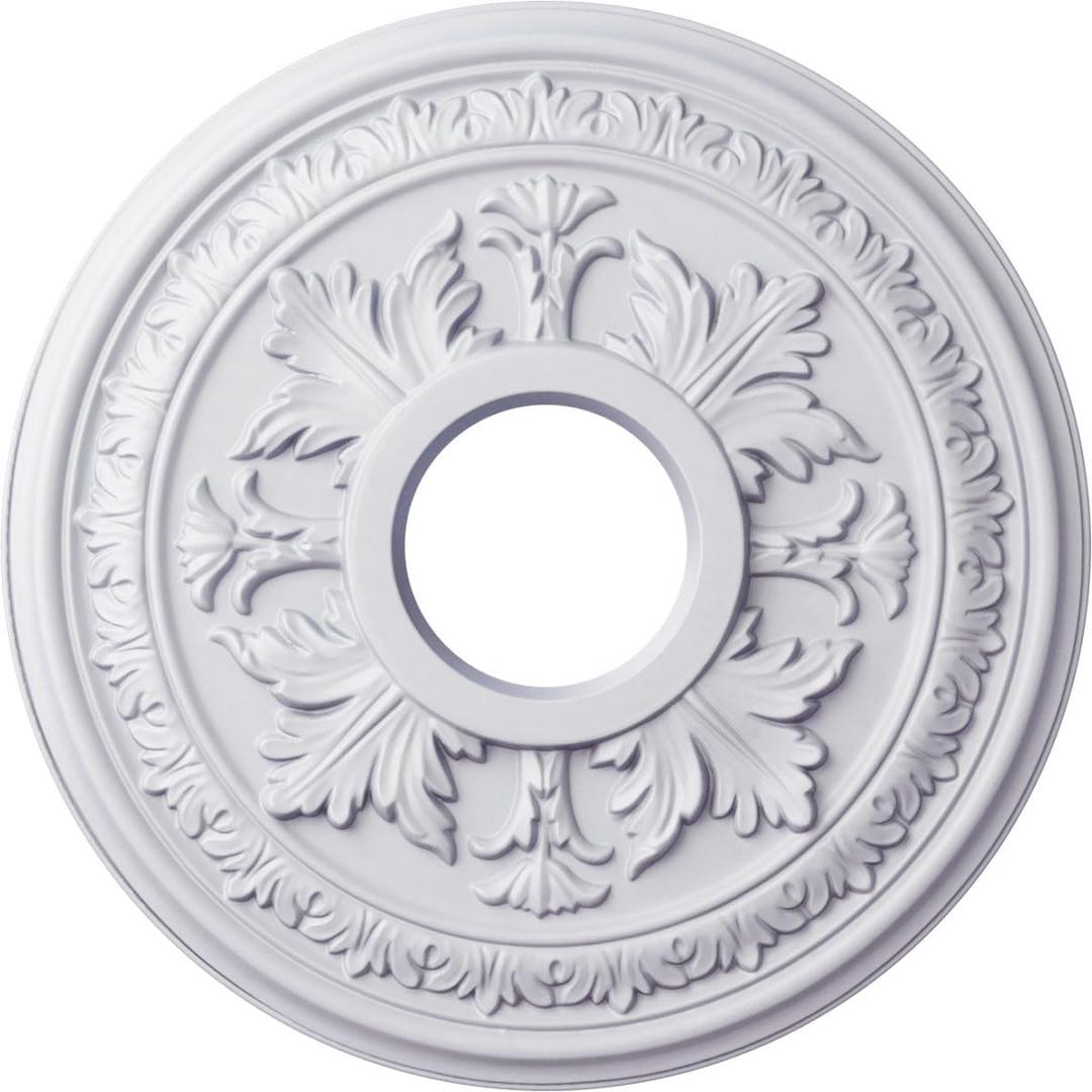 15 3/8"OD x 4 1/4"ID x 1 1/2"P Baltimore Ceiling Medallion (Fits Canopies up to 5 1/2")
