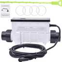 EC-520555 Salt Cell Chlorine Generator Fits for Pentair IntelliChlor IC40 Systems, for Inground Saltwater Pools Up to 40,000 Gallons, Replace EC520555 520555 (with Cable and PVC Unions)