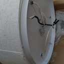 18-Inch Large Flush Mount Ceiling Light Fixture with Fabric Shade, Modern Drum Closed to Ceiling Lighting for Living Dining Room, Bedroom, Kitchen, Foyer - Farmhouse 3-Light Lamp & Chandelier (Beige)