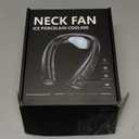 FUGUIFA Neck Air Conditioner Fans That Blow Cold Air, 8000 mAh Battery Operated Wearable Cooling Device Fan, Bladeless, Rechargeable Fan, 3 Speed Settings & 3 Wind Modes (Blue)