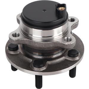 Autoround 512497 Rear Wheel Bearing and Hub Assembly Compatible with Ford Fusion FWD 2014-2020, Police Responder Hybrid, SSV Plug-In Hybrid 2019-2020, Lincoln MKZ FWD 2014-2016, 5 Lug