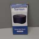 Sleep Mask, Eye Mask for Sleeping, Upgrade Ultra-Soft Blackout Eye Cover for Women Men, Wider Adjustable Strap for Side Sleeper, Travel, Nap, Yoga, Relief Eye, Blue (1 Count (Pack of 1))