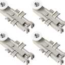 4 Pack 8268743 Dishwasher Upper Rack Wheel Replacement Part Compatible with Whirlpool Kenmore KitchenAid Dishwashers - Replaces WP8268743 AP6012252 PS11745459