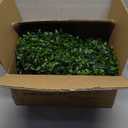 Artificial Boxwood Topiary Ball Bush for Outdoor with Spike, UV Resistant Faux Boxwood Ball Tree with Stake for Outside Set of 2, Weatherproof Round Fake Shrubs for Entryway Front Porch