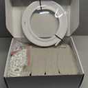 100% Blackout Room Divider Curtains Ceiling Curtain Track Sets Flexible Track Curtain Extra Wide (Beige, W180 x L108, 1 Pack)