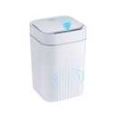 BURLAND 3.2 Gallon Automatic Touchless Motion Sensor Trash Can, Smart Home Electric Trash Cans for Bathroom, Living Room, Kitchen and Office, White