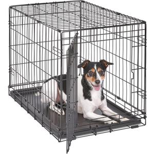 Midwest 30-Inch Single Door iCrate, for Medium Breeds, 21-40 lbs