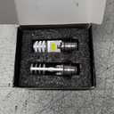 AC/DC 9-48V P15D LED Bulb,1800LM Super Bright H6M ATV LED Headlight Bulbs,4xCOB Chips Hi/Lo Beam Replement for Motorcycle,Yamaha,ATVS YFM350 450 400 660 700 Raptor.2-Pack., Silver