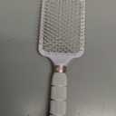 T3 Smooth Paddle Brush | Cushioned Body and Wide Flat Base for Gentle Styling | Heat Resistant Bristles