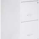 Lorell LYS SOHO Box/File/File Mobile White File Cabinet, 3 Drawer, 26.5 x 14.3 x 18 in