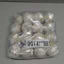 Christmas Ornaments for Tree Decorations - Rustic Christmas Ball Ornaments Gold White for Indoor Holiday Xmas Decor