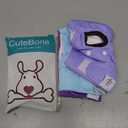 CuteBone Dog Diapers Female 3 Pack Reusable Doggy Diapers with One Suspender for Small Medium Large Dog Period, Small