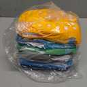 ALVABABY Baby Cloth Diaper 6 Pack with 12 Inserts One Size Cloth Diaper Covers Adjustable Washable Reusable for Baby Girls and Boys