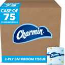 Charmin Commercial Bathroom Tissue, Septic Safe, Individually Wrapped, 2-Ply, White, 450 Sheets/roll, 75 Rolls/carton