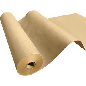 NY Paper Mill Brown Kraft Paper 17.50" x 2400" (200 feet) Jumbo Roll, Ideal for Gift Wrapping, Art & Craft, Postal, Packing, Shipping, Floor Covering, Parcel, Table Runner, 100% Recycled Made in USA (1 Count (Pack of 1))