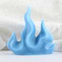 XIAOSHUI Coral Candle Molds Flame Mold Flame Candle Mold Coral Silicone Molds for Candle Home Decorate Candle Making Aromatherapy Gypsum Candles Resin Clay Craft