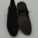 LONDON FOG Women's Tina Ankle Bootie (7 Wide, Black Fx Sde)