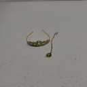 Princess Tiana Set Crown and Necklace Princess Tiana Birthday Outfit Halloween Party Fancy Green Crystal Tiara