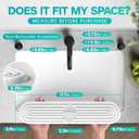 DEJUPE Stone Faucet Mat for Kitchen Sink – Diatomite Fast-Drying Stone Tray, Faucet Mat Sink Splash Guard, Decorative Sink Protector for Kitchen Bathroom Counter [Light Grey, 17.7''x3.9'']