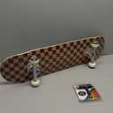 Skatro - Pro Skateboard 31 Complete Skateboard. Skate Board Ages: Adults, Boys, Girls, Beginners, and Kids (Checkered)