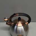 3Quart Whistling Tea Kettle Classic Teapot Stainless Steel Teakettle with Cool Grip for Stovetop (Silver)