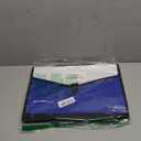 Legal Size 13-Pockets Expanding File Folder with Handle, Plastic Accordion Filling File Folder Expandable Monthly Portable Paper Document Organizer for Office School & Home (Blue)