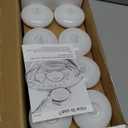 Homemory 24 Pack 3 Flameless Led Floating Candles, 200 Hour White Battery Operate Waterproof Tealights for Cylinder Vases, Centerpieces at Wedding Decor, Party, Pool