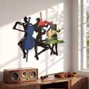 Pelopy Metal Music Band Wall Decor Music Themed Art Wall Decor Gift for Musical Lovers for Musical Home Room Bar Studio Birthday Party