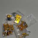 Metal Replacement Part Kit for WLtoys 1/14th, 1/12th RC Car Upgrades, Spare Aluminium Accessory Set with Screws(Gold)