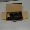 CABOCASA 3FT Ultra Flat Plug Extension Cord Power Strip with 3 Outlets, Patented Detachable Ultra-Thin Outlet Cover Concealer & Ultra-Flat Plug, Max. 13A 125V 1625W ETL Listed, Black Color