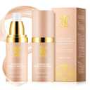 Foundation 4 in 1 - Medium Spectrum with SPF 50+, Anti-Aging, Concealer, Sun Protection, Hydrating Color Changing Foundation Makeup Liquid - Longwearing & Waterproof for Sport, Dancing (2PC, SPF50) (1 Fl Oz (Pack of 1)