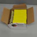 TahoeBay Blank Beer Can Cooler Sleeves Bulk Sublimation Blanks for Vinyl Plain Collapsible Foam Can Sleeves Coolers for Soda Cans and Bottles Custom Drink Holder Assorted Solid Color (Yellow)